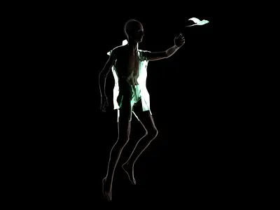 You're Finally Free 3d blender3d c4d character cinema4d deep substance painter