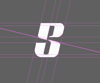 PS Monogram - Initial Lockup brand identity monogram p ps s sp