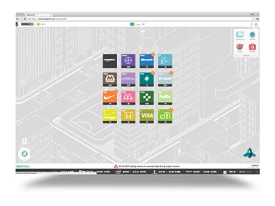 Kapitall Desktop "Playground" Home Screen Design app branding design digital fintech typography ui ui design uiux ux ux design web design website design