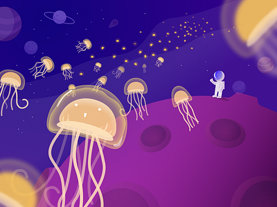 Jellyfish Star illustration