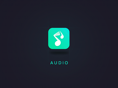 audio app design logo ui