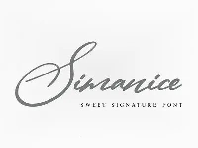 Simanice Signature Font font font family free font free fonts freebie freebies typeface typefaces typogaphy typography