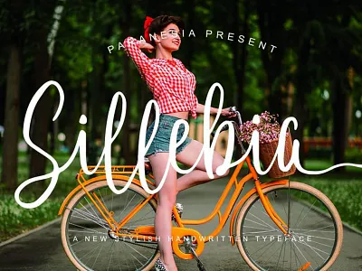 Sillebia Free Modern Script Font design font free font free fonts freebie freebies typeface typefaces typogaphy typography