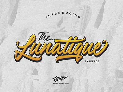 The Lunatique Free Script Font font free font free fonts freebie freebies typeface typefaces typogaphy typography