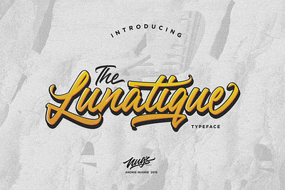 The Lunatique Free Script Font font free font free fonts freebie freebies typeface typefaces typogaphy typography