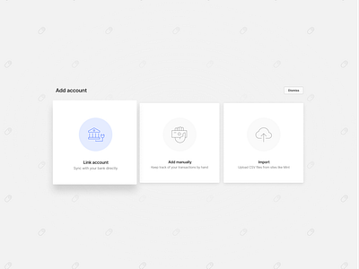 Add Bank Account (Wizard) background banking budgeting canutin figma finance import mint pattern personal finance ruby on rails uiux
