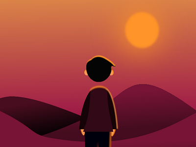 Twilight character color dusk illustration men monochrome people twilight vector