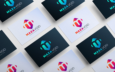 MAZA VOID ABSTRACT LOGO DESIGN abstract art abstract design abstract logo abstraction amazing branding business company corporate design illustration logo logo design logodesign logos logotype real estate typography