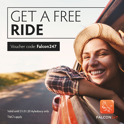 Get a free ride banner banner design branding design typography