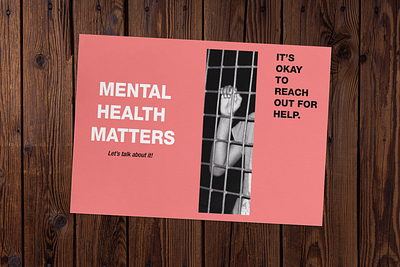 Mental Health Matters design editorial design graphicdesign poster