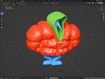Unco 🤪 3d 3dicons application blender characters craftwork design edit editor freaks illustration landing logo ui unco vector web website