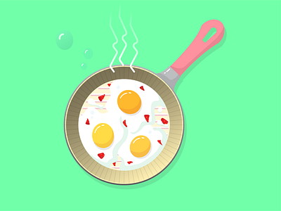 Mouth-watering eggs with tomatoes design food food and drink illustration illustration art illustrator layer menu design restaurant vector