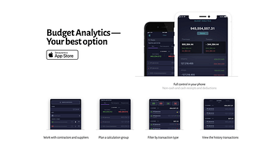 Financial App screens 2020 analytics apple black blue branding cash figma finance financial app mvp orders pay product design simple ui ux vector