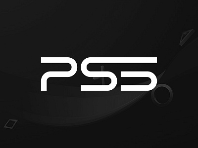 PS5 redo console dribbble flat game console games icon logo play playful playstation playstation 5 ps5 rebound rebrand redo shot sony tech vector