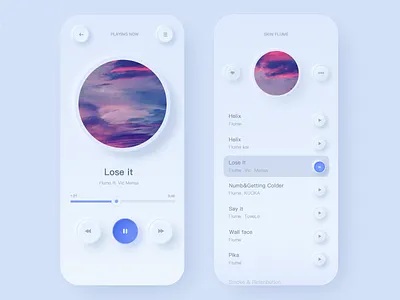 拟物风格临摹练习 app illustration ui ux 插图