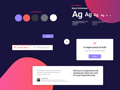 Figma landing page design kit #10 color palette design resources design system figma freebies landing page typography ui components ui kit