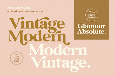 Glamour Absolute Modern/Vintage Font absolute branding elegant fonts font font design fonts collection glamour lettering logo fonts magazine modern modern logo retro retro fonts sans serif sans serif fonts serif fonts serif typeface vintage vintage fonts