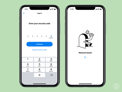 Log in app banking app code icons illustration illustrator cc interface ios log in mobile pin sign in sketch ui ux