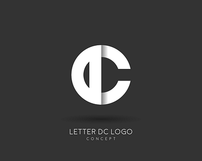 DC branding dclogo design flat identity lettering logo minimal simple typography vector