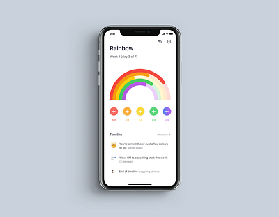 Rainbow Concept interaction ui ux