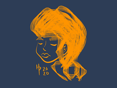 Golden digital art digital illustration gold illustration illustrator navy procreate