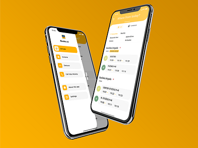 Busko.si - local bus arrivals app android arrivals branding bus detour ios ios app ljubljana locals metro schedules slovenia ui ux