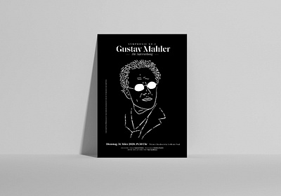 Gustav Mahler - 2nd Symphony illustration poster design