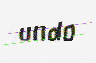 Command + Z handdrawn handlettered handlettering lettering type typography undo