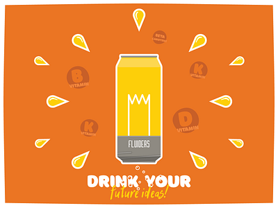 Fluid Ideas adobe illustrator dribbbleweeklywarmup flat soda typography vector