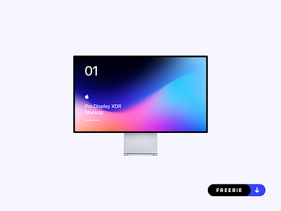 Freebie - Apple Pro Display XDR Mockup 5k app apple apple xdr display display pro xdr display pro xdr mockup download free free mockup freebie graphic design mockup psd ui uiux user interface xdr xdr mockup