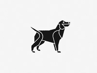 Dog animal branding dog icon inkscape logo vector