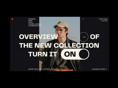 Online Store: New Collection brand fashion identity sale store style type art typedesign typeface typogaphy