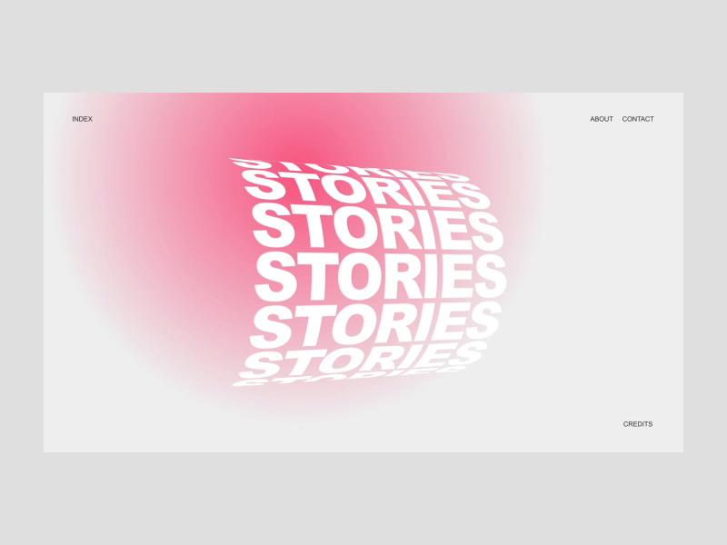 Example of Typographic Slider