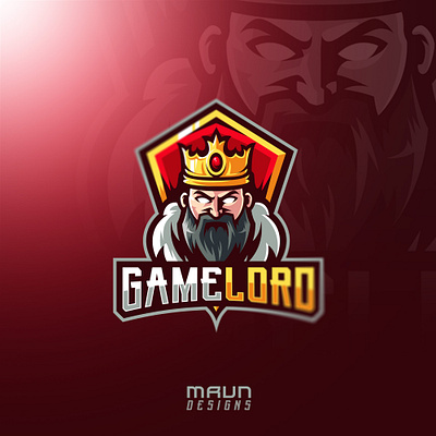 Game Lord Mascot bold bold font branding cool esports gaming gaming logo illustration logo mascot sports sports logo team logo typography ui ux vector