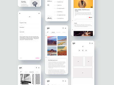 Un_Social Media app blogging clean minimal social app socialmedia ui uiux white