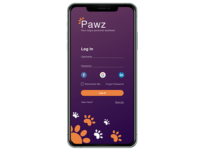 DailyUI 001 dailyui dailyui 001 dogs mobile ui