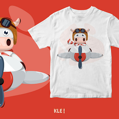 moo pilot apparel book illustrations branding character childrens illustration cow illustration illustrations logo pilot tshirt vector