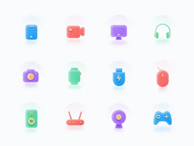 Digital product icon design icon logo ui