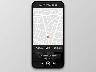 #034 Car Interface | Daily UI daily ui