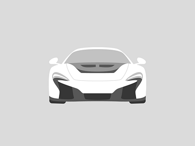 Baby Mclaren car flat illustration mclaren sports car super car vector