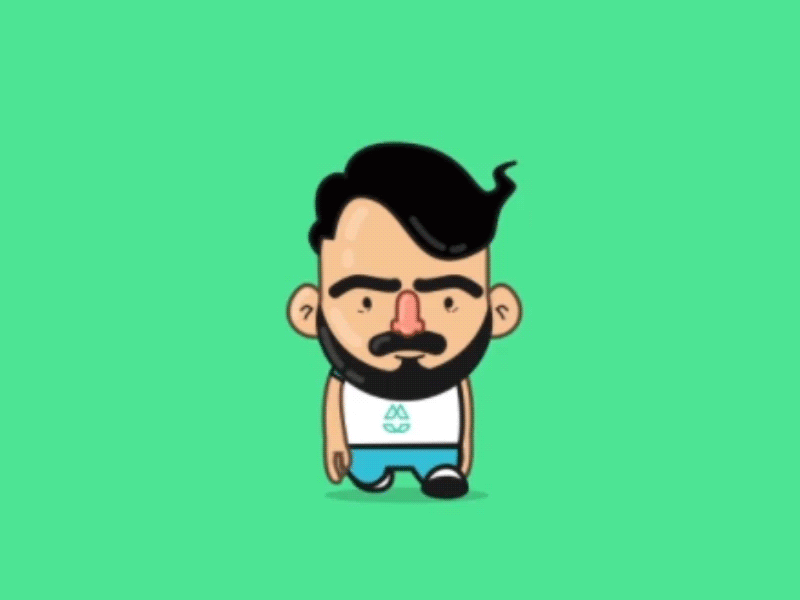 LinkInk Tattoo app animation app character character design design illustration vector