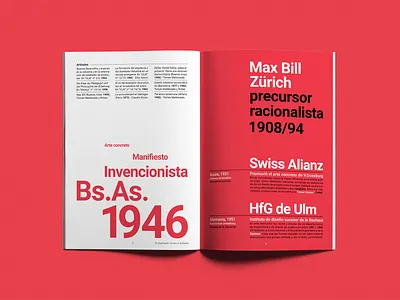 Manifiesto Invencionista | Zine design editorial design graphic logo swiss design type typography