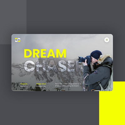 Dream Chaser UI.. behance design logo logodesign ui uidesign uiux ux uxdesign uxui web webdesign