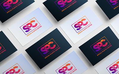 spc abstract plastic company logo design abstract brand branding business clean creative design emblem flat icon idea illustration logo logotype shape sign simple strong symbol vector