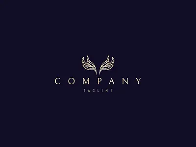 Elegant Wings logo bird brand branding design logo nature tree umuarus vector