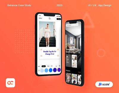 Canvas Creator (UI/UX, App Design) app app design branding design ios minimal mobile sketch ui vector