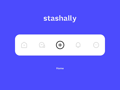 stashally-tabbar design icon motion ui ux