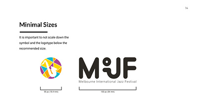 Melbourne International Jazz Festival 2020 Concept - Sizes brand brand design brand identity branding concept concepts design design life design student festival graphic graphic design identity design jazz jazz festival melbourne student work