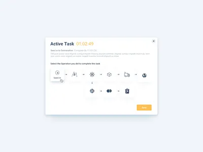 Custom Task Timer agtech app customicon design software design task app timer app ui uidesign uiuxdesign userinterfacedesign ux ux design