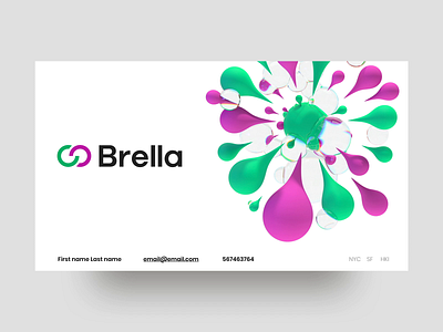 Sales Deck for Brella app data visualisation deck keynote networking pitch deck pitchdeck power point powerpoint presentation sales deck slides startup tech